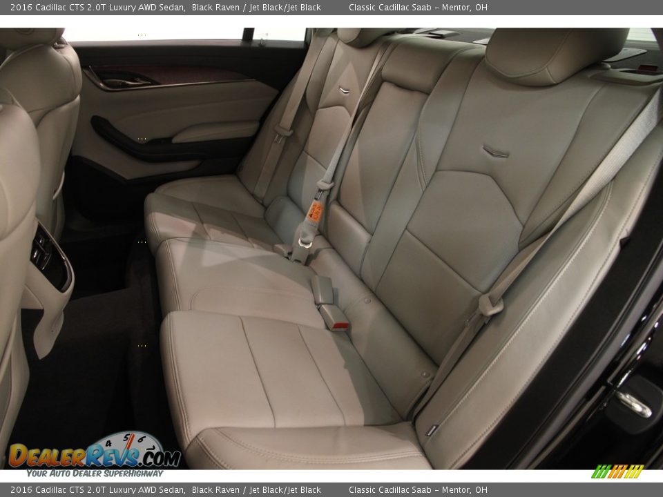 2016 Cadillac CTS 2.0T Luxury AWD Sedan Black Raven / Jet Black/Jet Black Photo #18