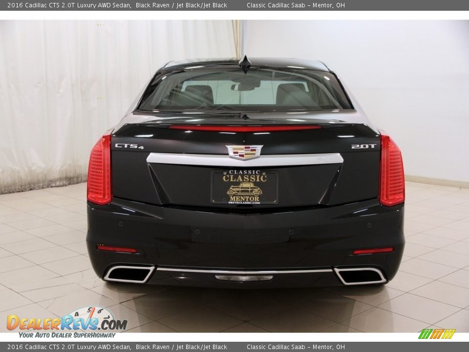 2016 Cadillac CTS 2.0T Luxury AWD Sedan Black Raven / Jet Black/Jet Black Photo #20