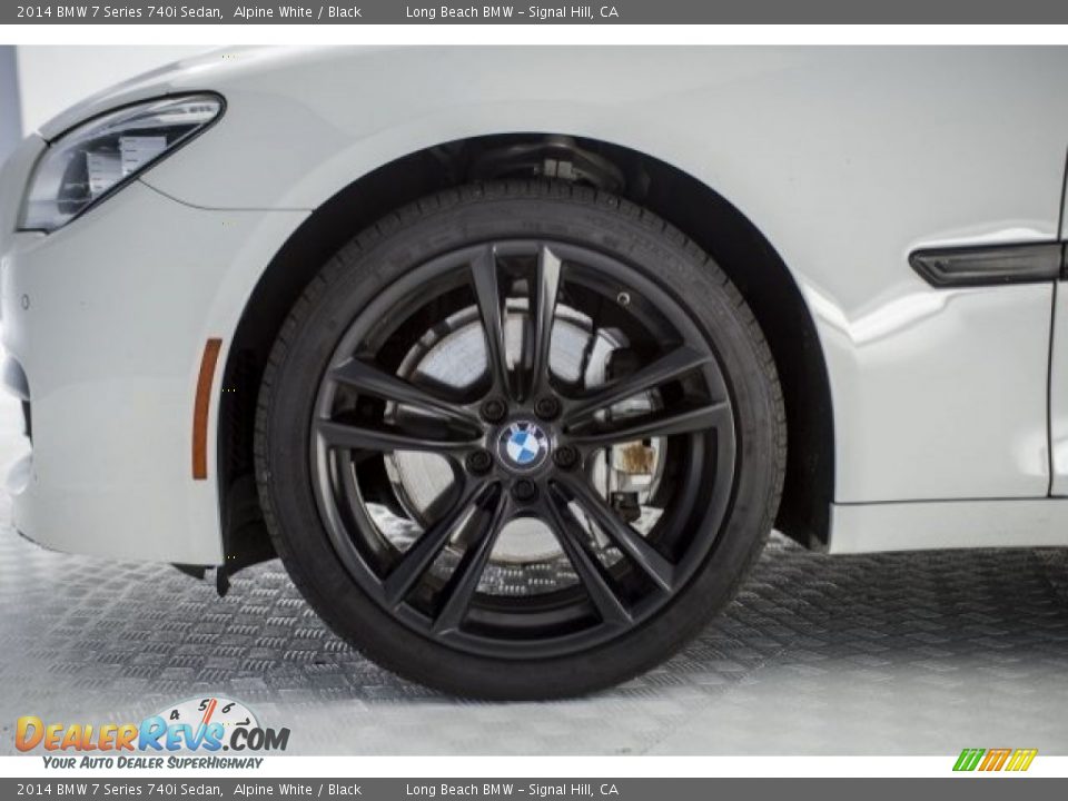 2014 BMW 7 Series 740i Sedan Alpine White / Black Photo #7