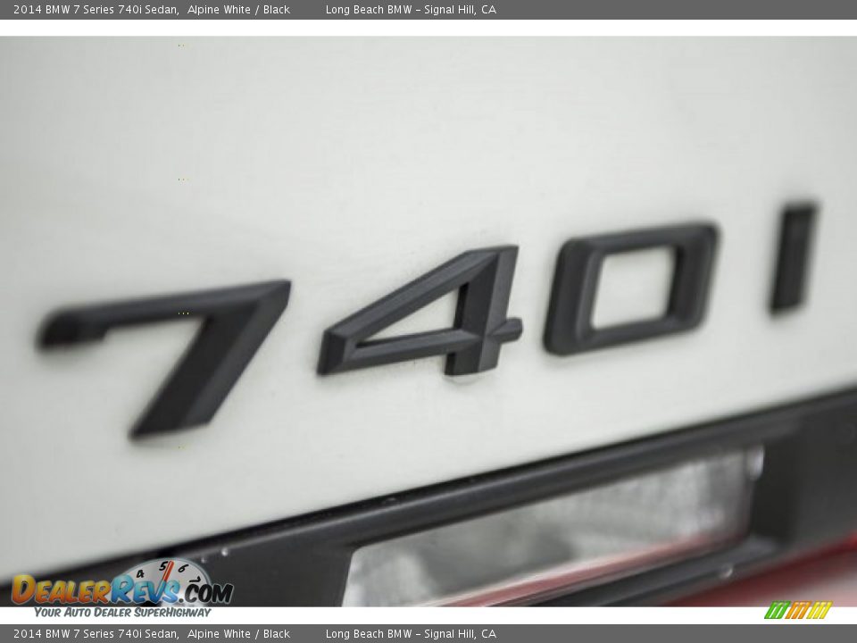 2014 BMW 7 Series 740i Sedan Alpine White / Black Photo #8