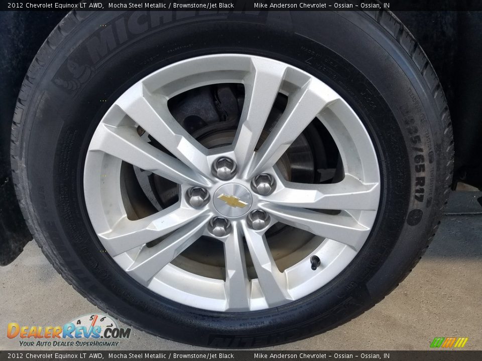 2012 Chevrolet Equinox LT AWD Mocha Steel Metallic / Brownstone/Jet Black Photo #28