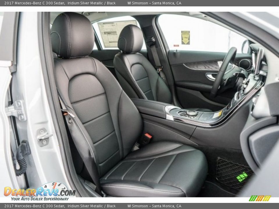 2017 Mercedes-Benz C 300 Sedan Iridium Silver Metallic / Black Photo #2