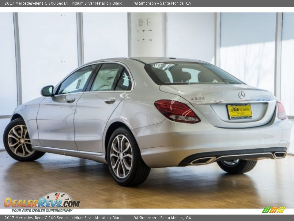 2017 Mercedes-Benz C 300 Sedan Iridium Silver Metallic / Black Photo #3