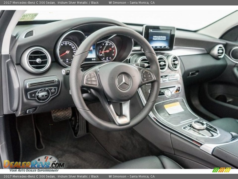 2017 Mercedes-Benz C 300 Sedan Iridium Silver Metallic / Black Photo #5