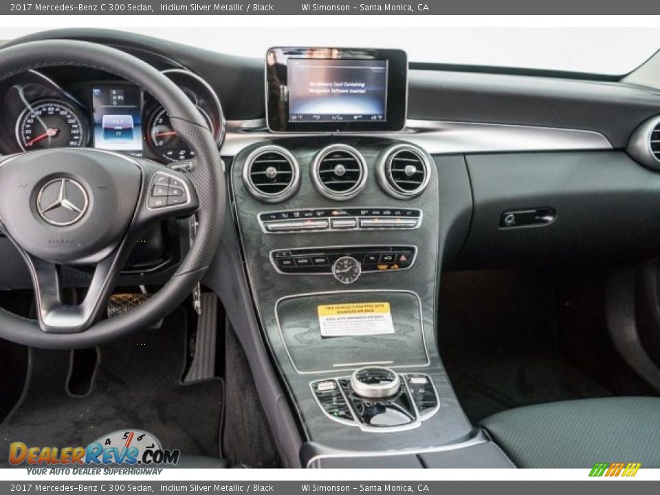 2017 Mercedes-Benz C 300 Sedan Iridium Silver Metallic / Black Photo #6