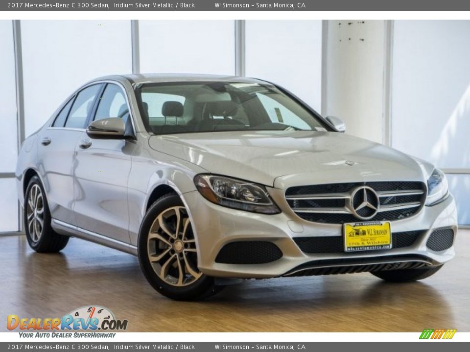 2017 Mercedes-Benz C 300 Sedan Iridium Silver Metallic / Black Photo #12