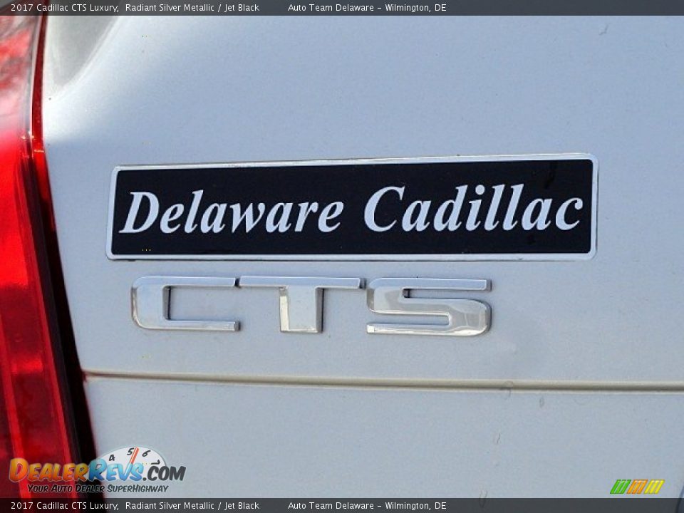 2017 Cadillac CTS Luxury Radiant Silver Metallic / Jet Black Photo #32