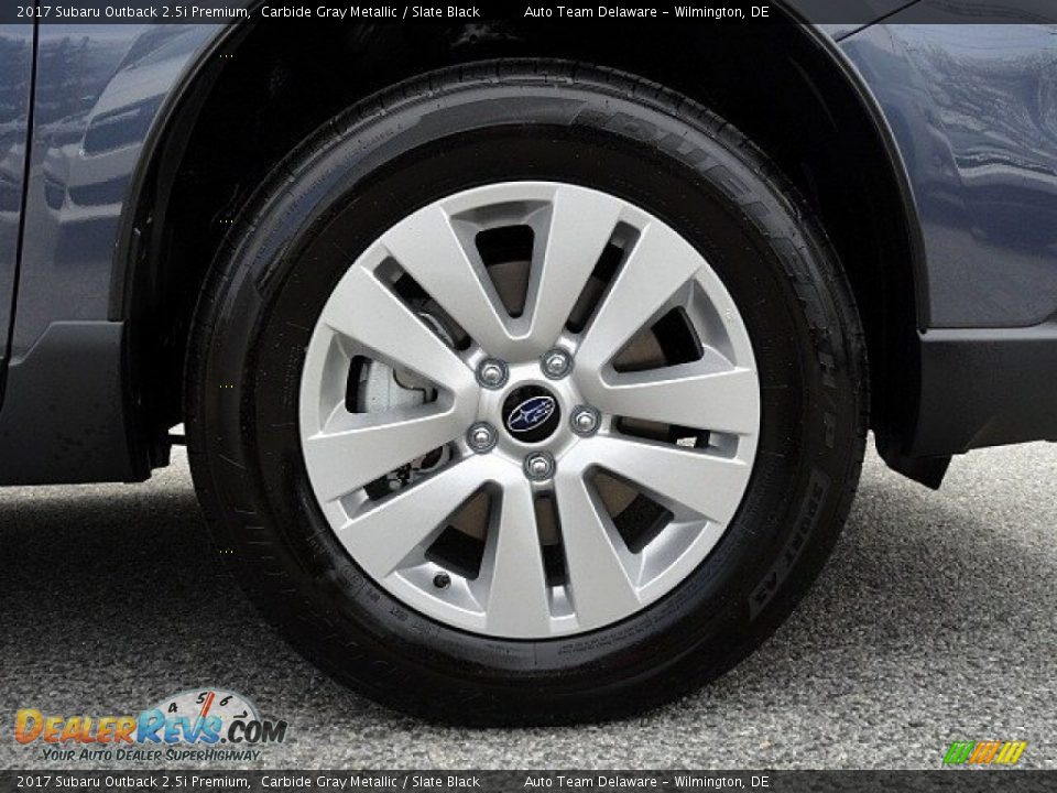 2017 Subaru Outback 2.5i Premium Carbide Gray Metallic / Slate Black Photo #7