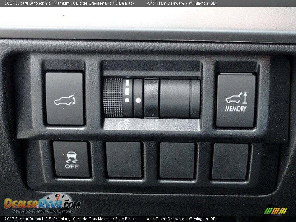 2017 Subaru Outback 2.5i Premium Carbide Gray Metallic / Slate Black Photo #23