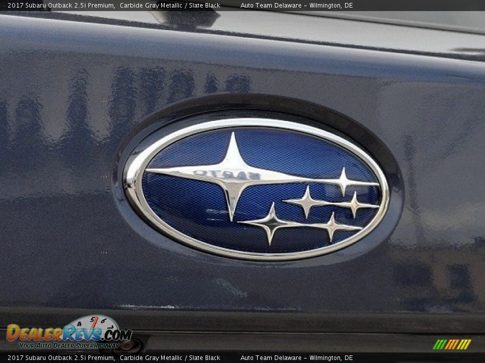2017 Subaru Outback 2.5i Premium Carbide Gray Metallic / Slate Black Photo #26
