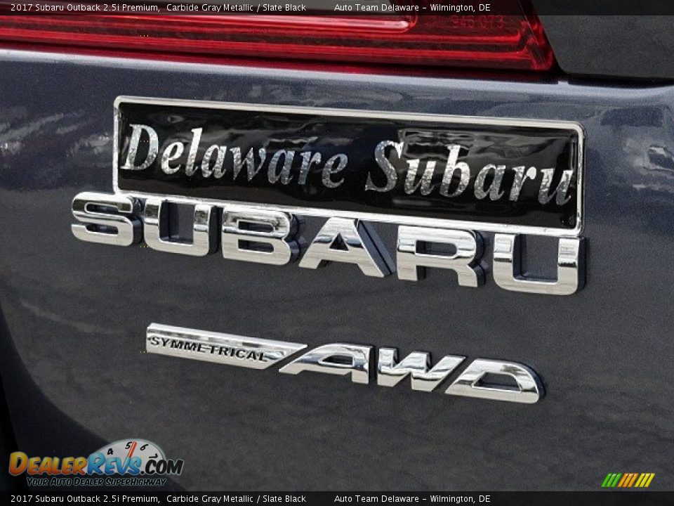 2017 Subaru Outback 2.5i Premium Carbide Gray Metallic / Slate Black Photo #28