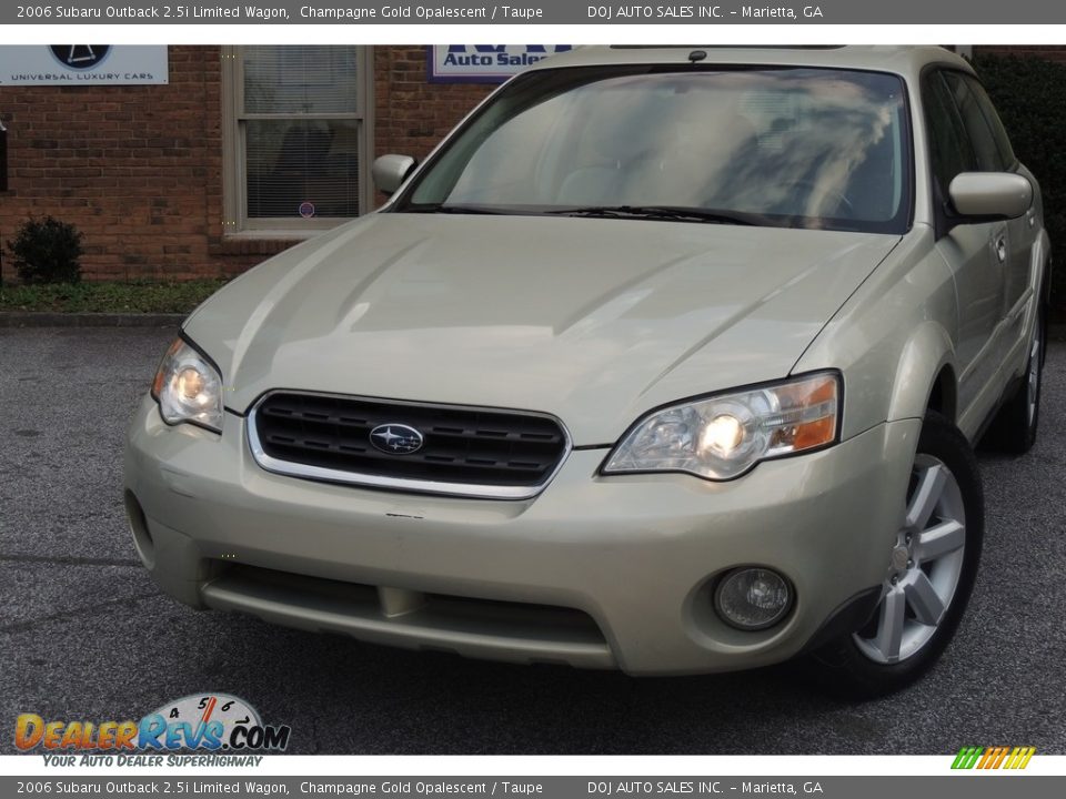 2006 Subaru Outback 2.5i Limited Wagon Champagne Gold Opalescent / Taupe Photo #3