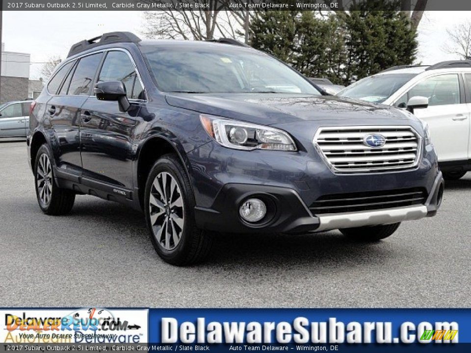 2017 Subaru Outback 2.5i Limited Carbide Gray Metallic / Slate Black Photo #1