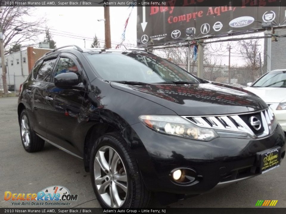 2010 Nissan Murano LE AWD Super Black / Black Photo #3