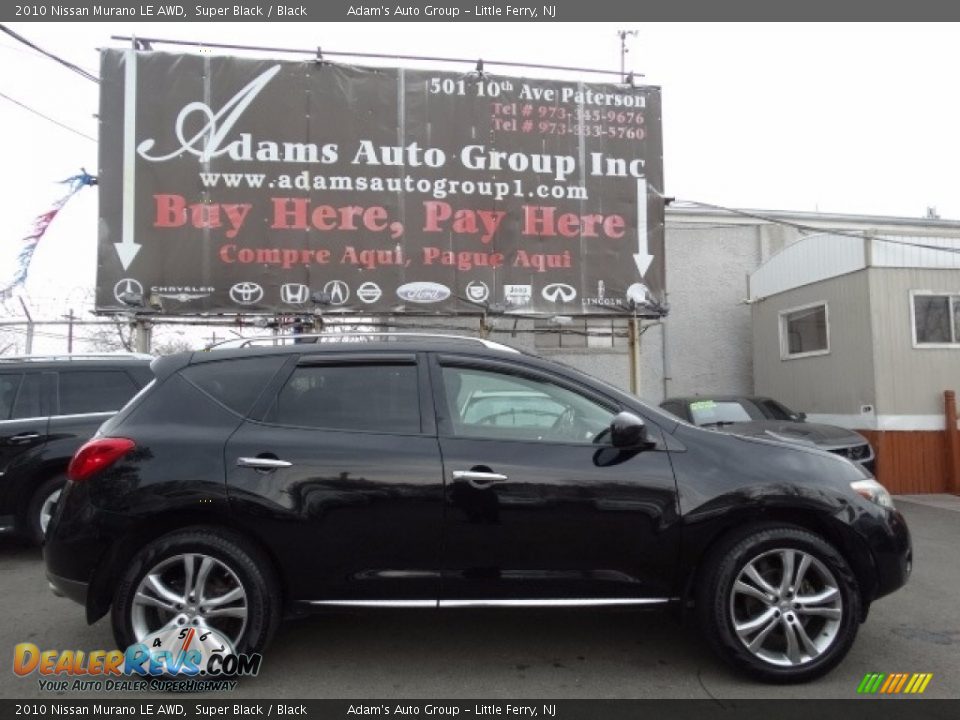 2010 Nissan Murano LE AWD Super Black / Black Photo #4