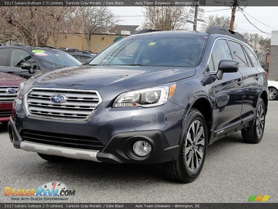 2017 Subaru Outback 2.5i Limited Carbide Gray Metallic / Slate Black Photo #3