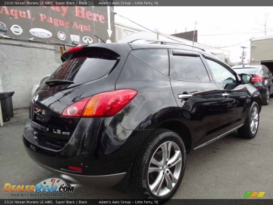 2010 Nissan Murano LE AWD Super Black / Black Photo #5