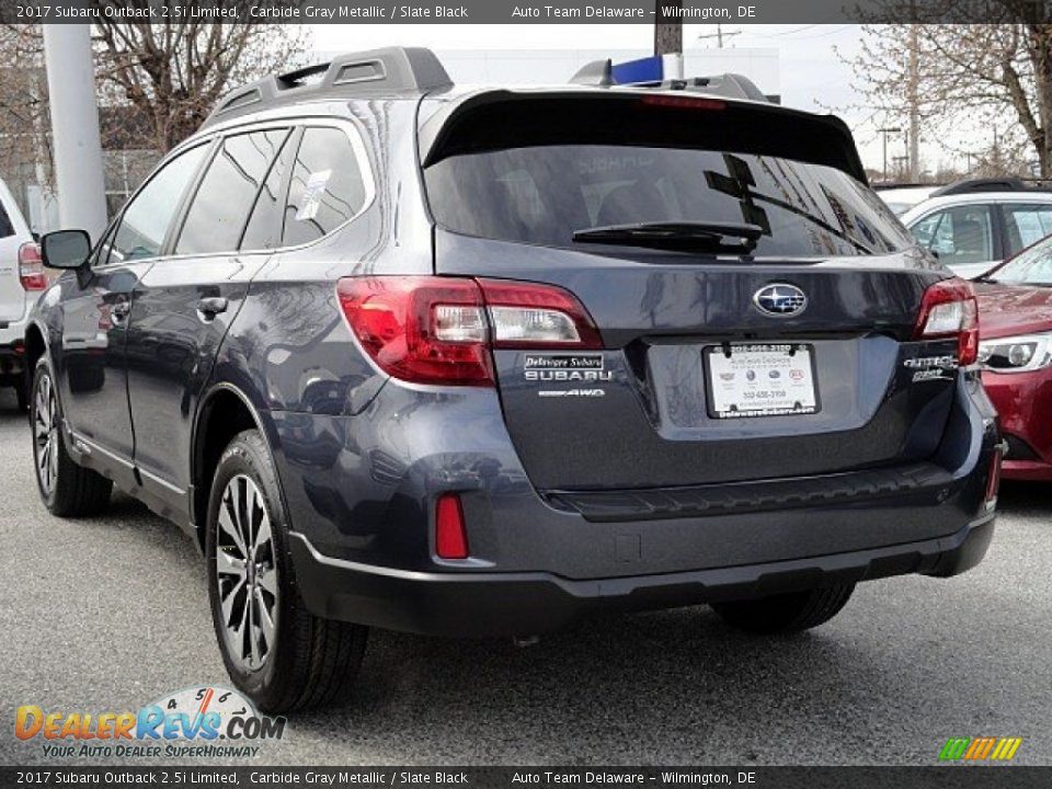 2017 Subaru Outback 2.5i Limited Carbide Gray Metallic / Slate Black Photo #4