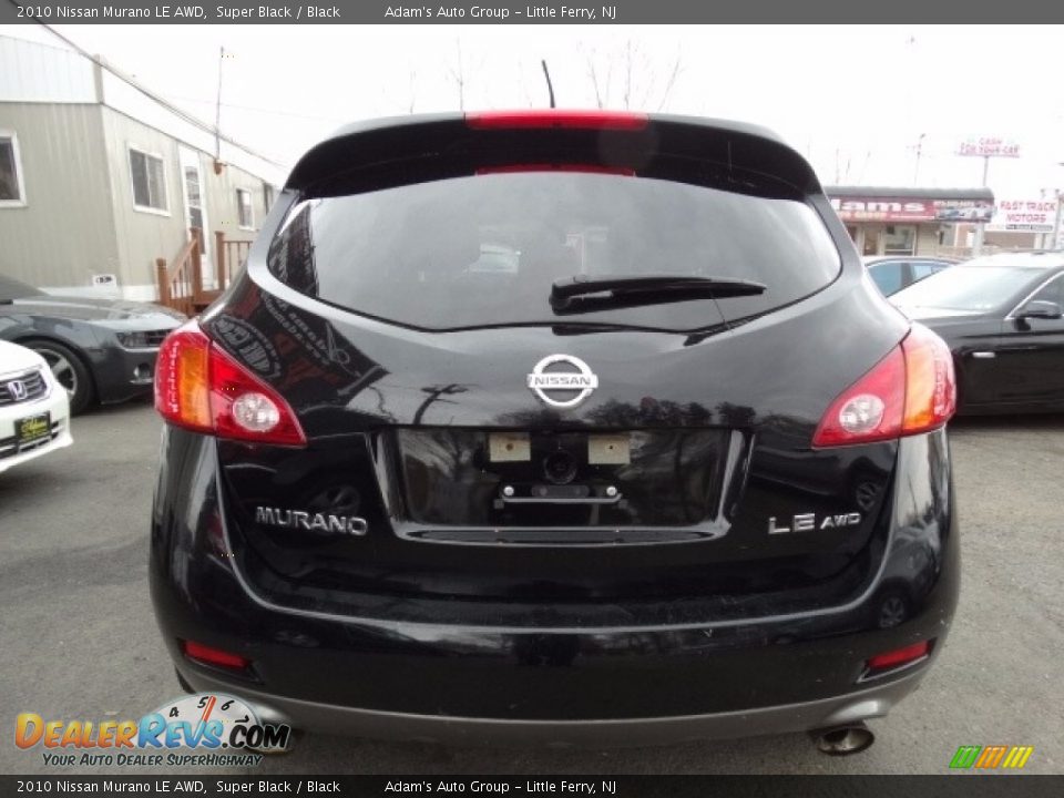 2010 Nissan Murano LE AWD Super Black / Black Photo #6