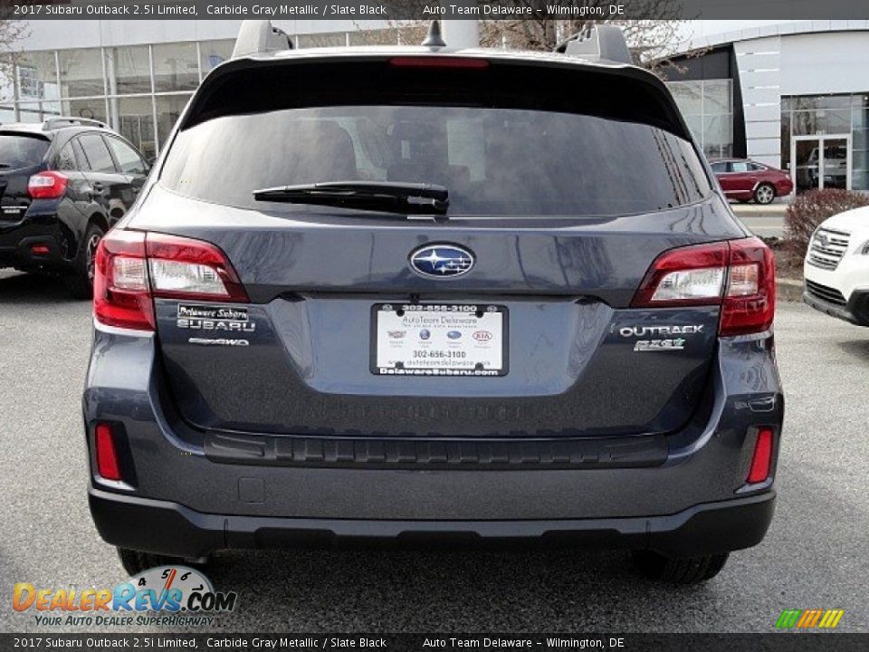 2017 Subaru Outback 2.5i Limited Carbide Gray Metallic / Slate Black Photo #5
