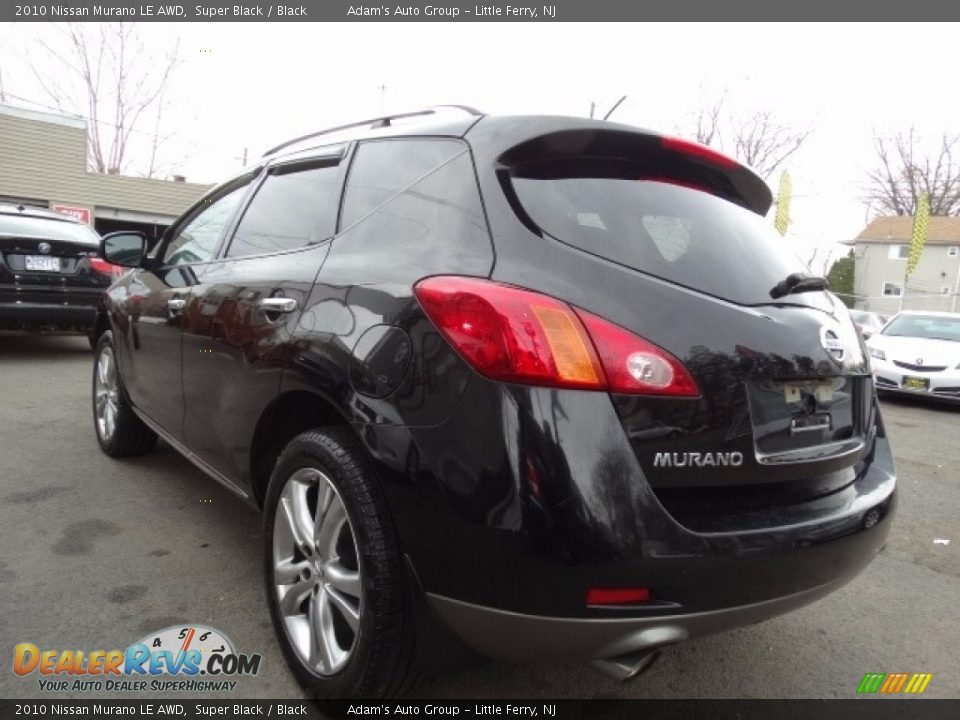 2010 Nissan Murano LE AWD Super Black / Black Photo #7