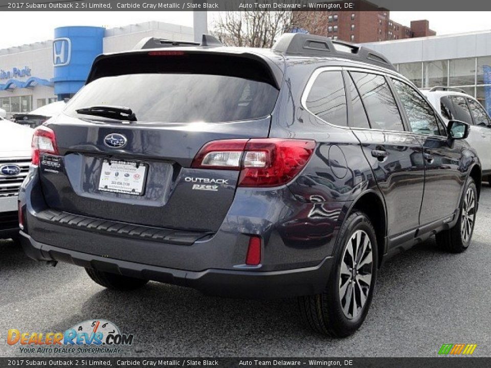 2017 Subaru Outback 2.5i Limited Carbide Gray Metallic / Slate Black Photo #6