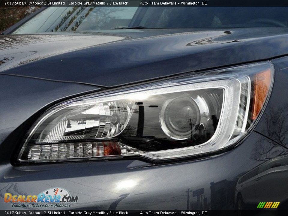 2017 Subaru Outback 2.5i Limited Carbide Gray Metallic / Slate Black Photo #8