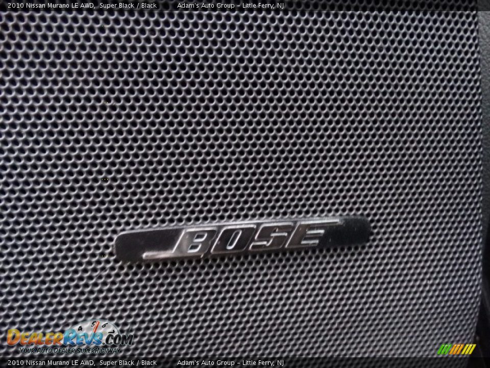 2010 Nissan Murano LE AWD Super Black / Black Photo #12