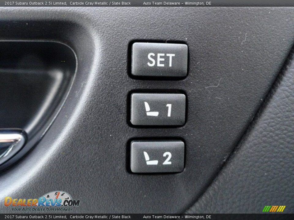 2017 Subaru Outback 2.5i Limited Carbide Gray Metallic / Slate Black Photo #11