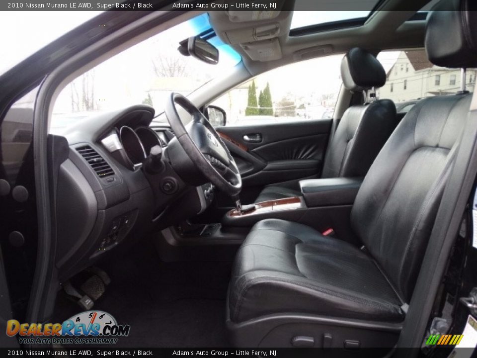 2010 Nissan Murano LE AWD Super Black / Black Photo #13