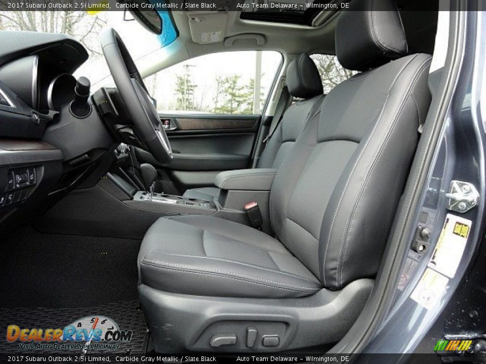 2017 Subaru Outback 2.5i Limited Carbide Gray Metallic / Slate Black Photo #13