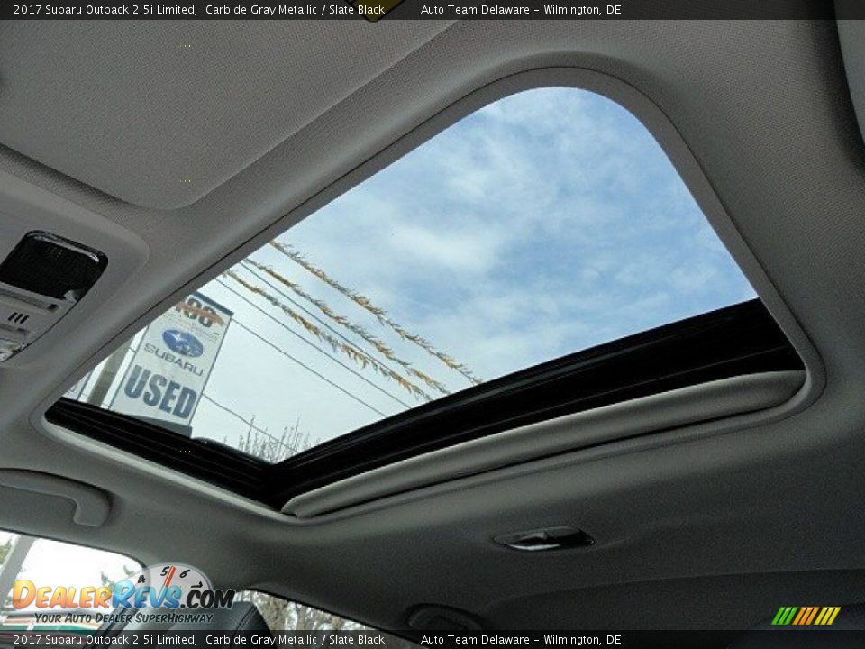 2017 Subaru Outback 2.5i Limited Carbide Gray Metallic / Slate Black Photo #14