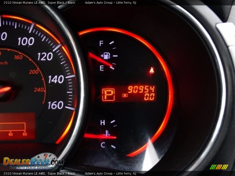 2010 Nissan Murano LE AWD Super Black / Black Photo #18