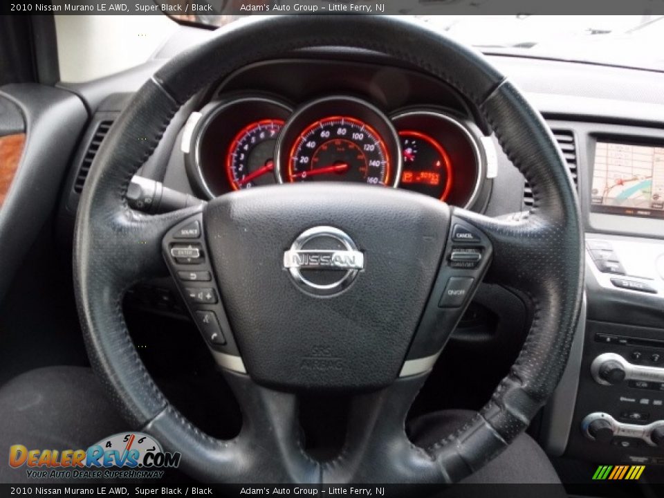 2010 Nissan Murano LE AWD Super Black / Black Photo #20