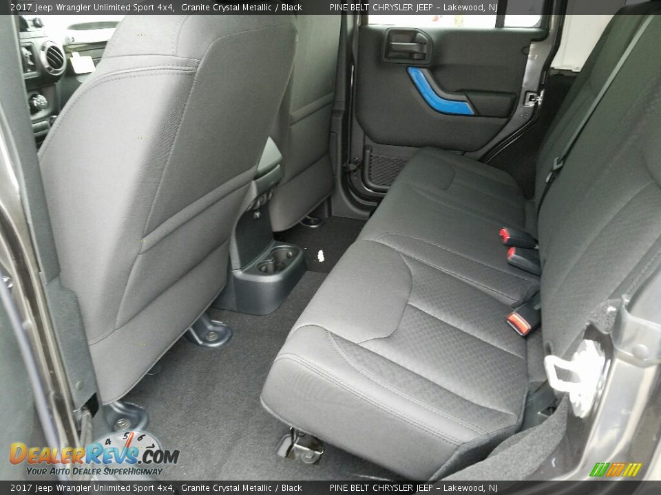 2017 Jeep Wrangler Unlimited Sport 4x4 Granite Crystal Metallic / Black Photo #8