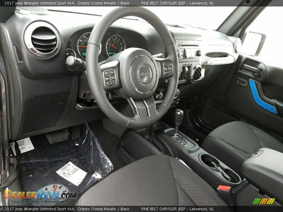2017 Jeep Wrangler Unlimited Sport 4x4 Granite Crystal Metallic / Black Photo #9