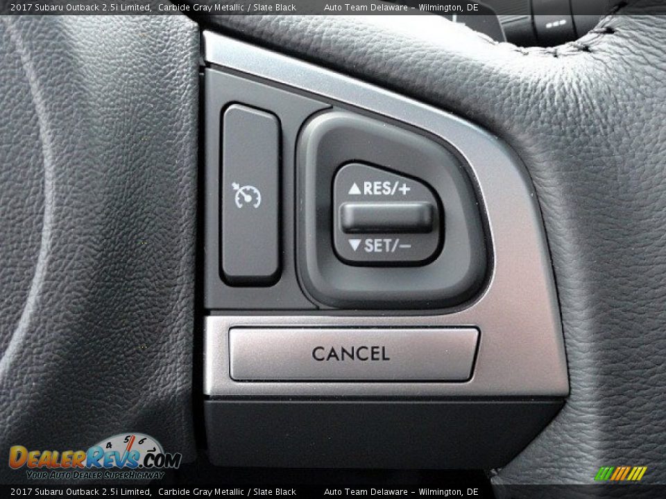 2017 Subaru Outback 2.5i Limited Carbide Gray Metallic / Slate Black Photo #24