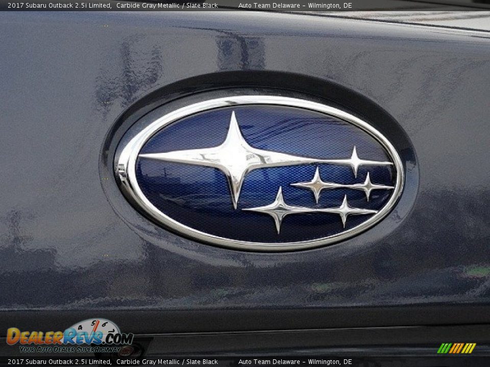 2017 Subaru Outback 2.5i Limited Carbide Gray Metallic / Slate Black Photo #29