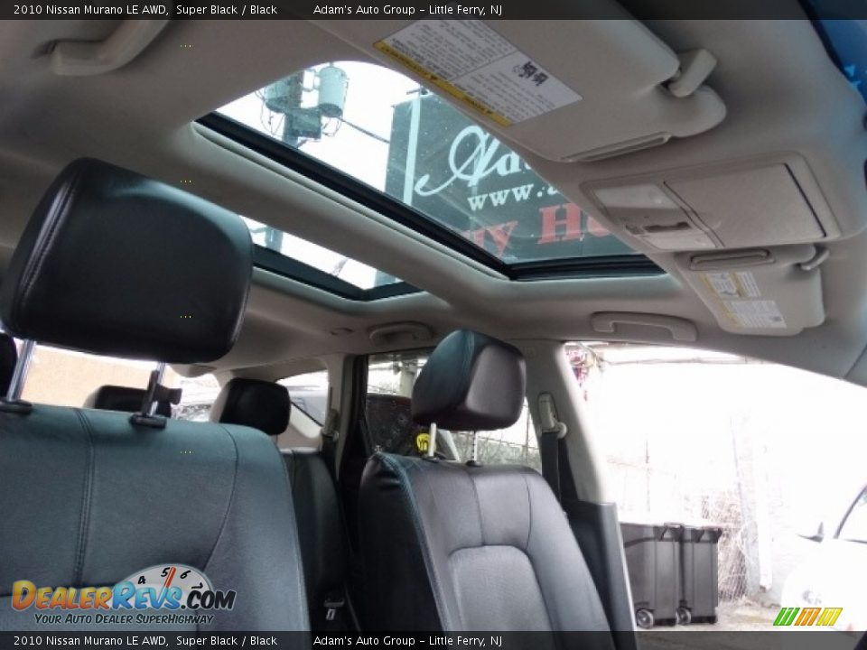2010 Nissan Murano LE AWD Super Black / Black Photo #33