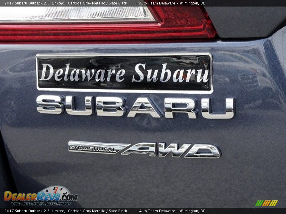 2017 Subaru Outback 2.5i Limited Carbide Gray Metallic / Slate Black Photo #31