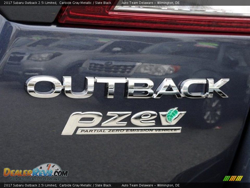 2017 Subaru Outback 2.5i Limited Carbide Gray Metallic / Slate Black Photo #32