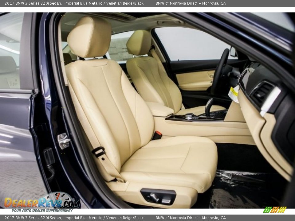 2017 BMW 3 Series 320i Sedan Imperial Blue Metallic / Venetian Beige/Black Photo #2