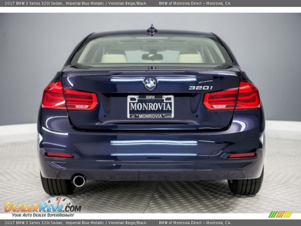 2017 BMW 3 Series 320i Sedan Imperial Blue Metallic / Venetian Beige/Black Photo #4