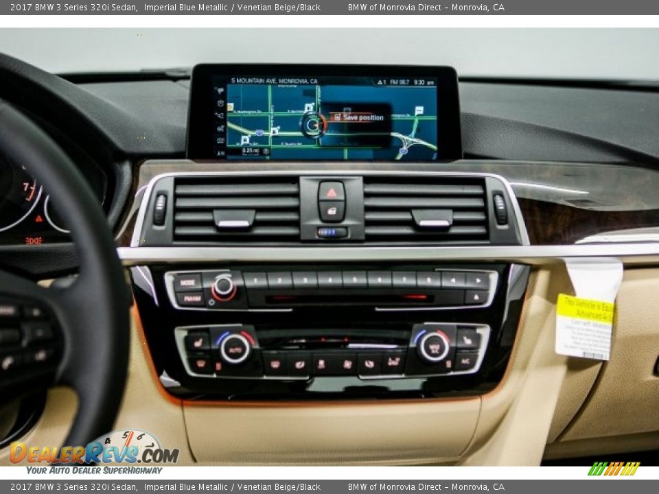 2017 BMW 3 Series 320i Sedan Imperial Blue Metallic / Venetian Beige/Black Photo #5