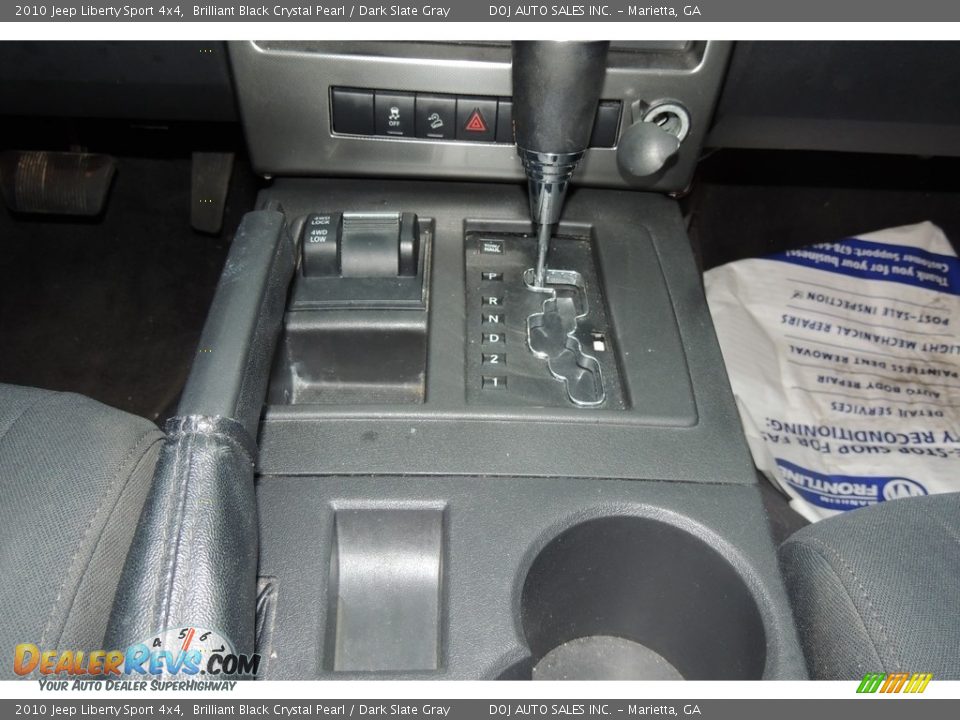 2010 Jeep Liberty Sport 4x4 Brilliant Black Crystal Pearl / Dark Slate Gray Photo #11