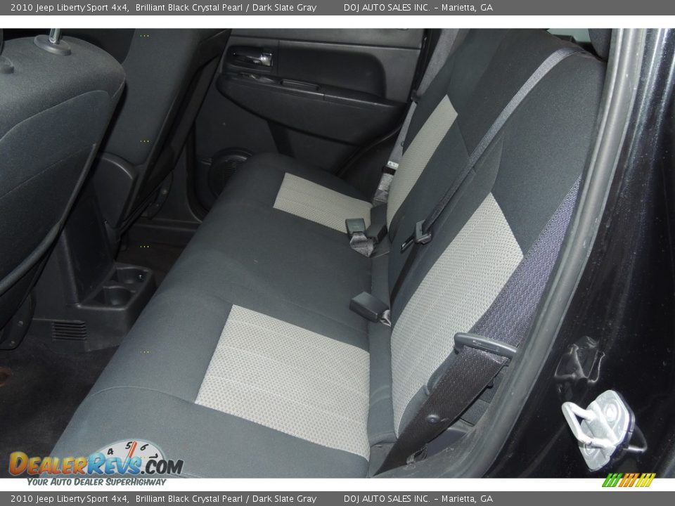 2010 Jeep Liberty Sport 4x4 Brilliant Black Crystal Pearl / Dark Slate Gray Photo #17