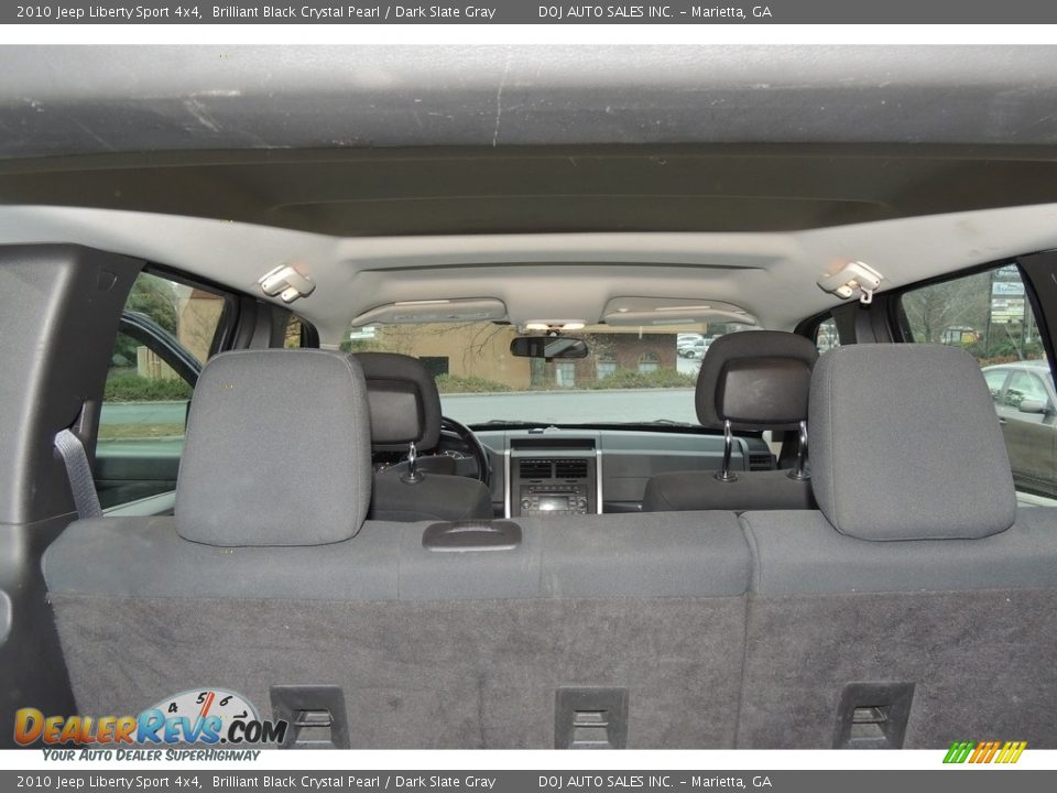 2010 Jeep Liberty Sport 4x4 Brilliant Black Crystal Pearl / Dark Slate Gray Photo #20