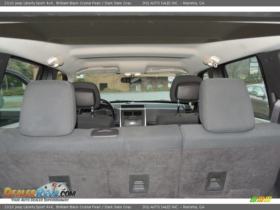 2010 Jeep Liberty Sport 4x4 Brilliant Black Crystal Pearl / Dark Slate Gray Photo #21