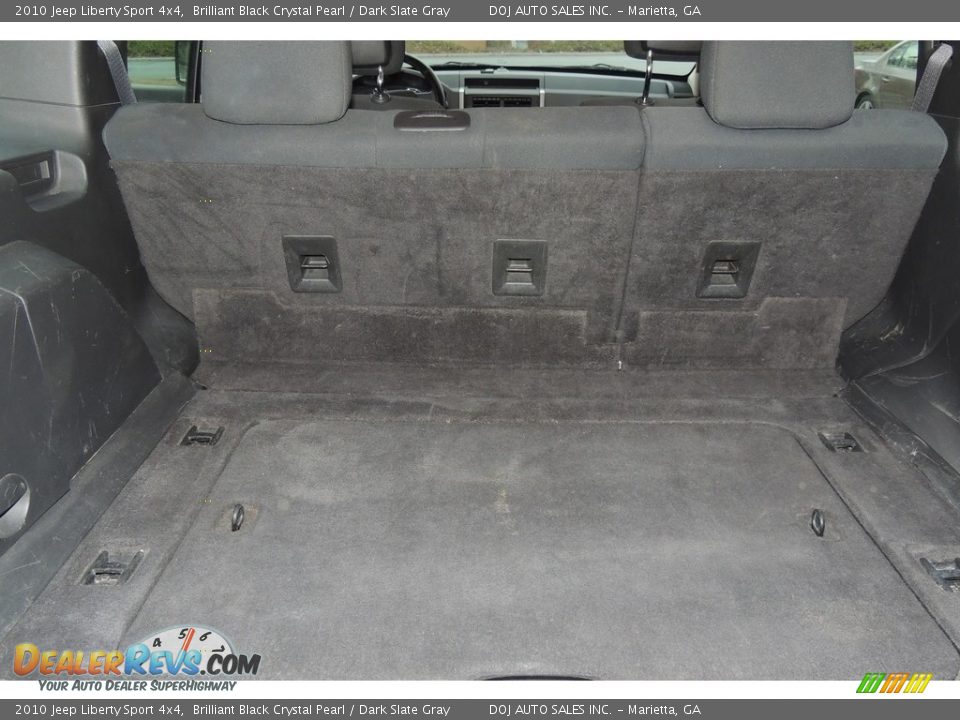2010 Jeep Liberty Sport 4x4 Brilliant Black Crystal Pearl / Dark Slate Gray Photo #22