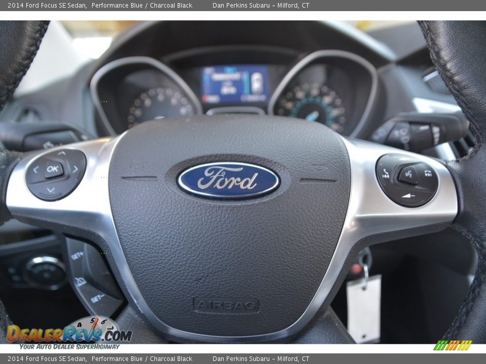 2014 Ford Focus SE Sedan Performance Blue / Charcoal Black Photo #14